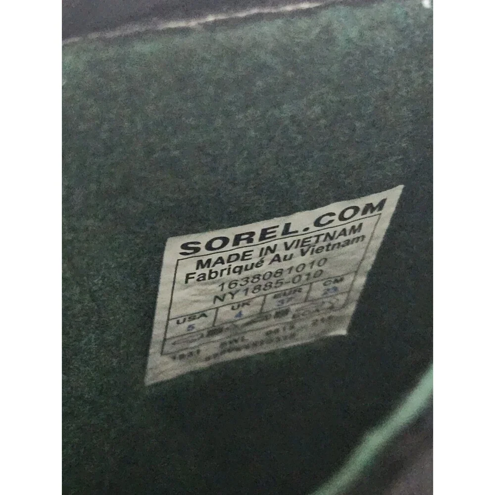 Sorel Women’s Insulated Ski Snow Boots Winter Black Size 5